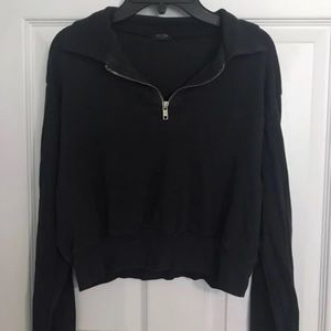 cropped pullover